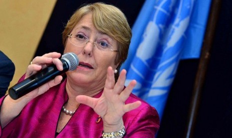 United Nations' High Commissioner for Human Rights Michelle Bachelet