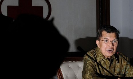 The head of Indonesian Red Cross (PMI) Jusuf Kalla