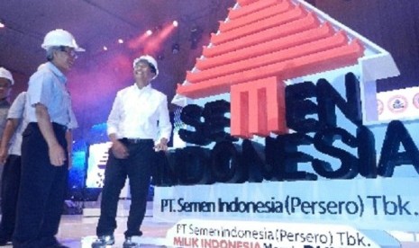 The launching of new logo and name, PT Semen Indonesia, in January. (illustration) 