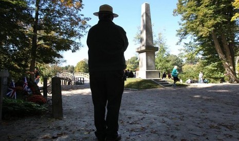 The Minute Man National Historical Park di Concord ikut terkena imbas dari penutupan sejumlah layanan pemerintah