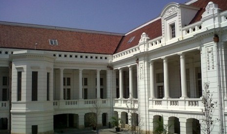  The open space inside BI Museum in Jakarta.   