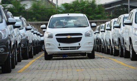 The picture shows Chevrolet Spin or 'the Spirit of Indonesia' at General Motors` new automobile assembly plant in Bekasi, West Java. (file photo)