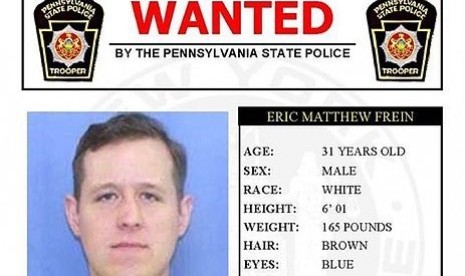 The real Eric Frein is among FBI's the most wanted persons. (file)