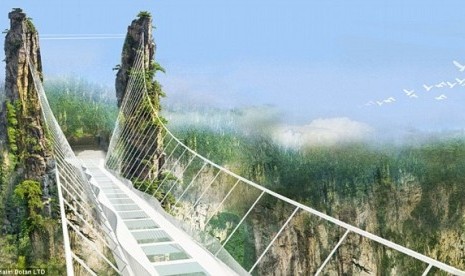 The Zhangjiajie Grand Canyon Skywalk