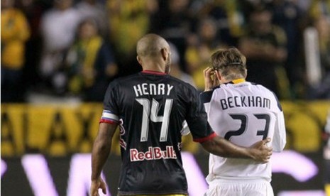 Thiery  Henry dan David Beckham di Major League Soccer, Amerika Serikat