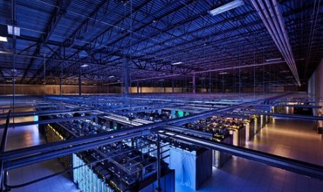 This undated photo provided by Google shows a Google data center in Hamina, Finland. (illustration)