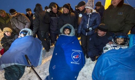 Tiga Astronot dari ISS