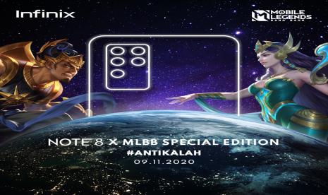 Tiga hero anyar dari MLBB yaitu Gatot Kaca, Kadita dan Lancelot sebagai icon bagi Infinix Note 8 di Indonesia