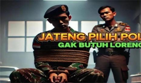 Tim Advokasi dan Hukum Pemenangan Luthfi-Yasin melaporkan empat akun medsos berisi adu domba TNI-Polri di Jateng.