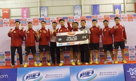 Tim Badminton Putra Universitas Trisakti (USAKTI) menjadi yang terbaik dalam kompetisi LIMA Badminton Air Mineral Prim-A Greater Jakarta + Nusantara Conference 2014. USAKTI memastikan gelar juara setelah di partai Final Selasa (27/5), mengalahkan tim Badmi