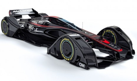 Tim balap Formula 1 (F1) McLaren akhirnya memberikan informasi terkait konsep baru mobil F1-nya yang diberi nama MP4-X. Dengan desain yang futuristik, model mobil F1 terbaru McLaren ini terlihat 