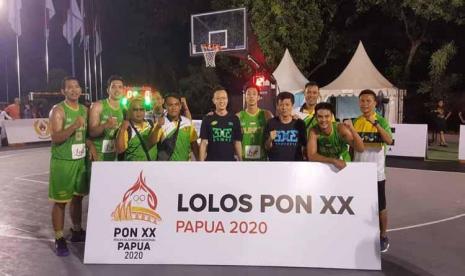 Tim basket 3x3 Sumut yang akan berlaga di PON XX Papua. 