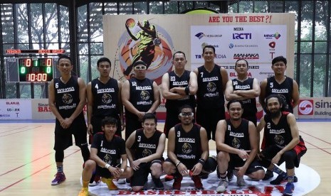 Tim basket Mahaka Media di Sinar Mas Land Basketball Tournament 2018.