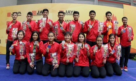 Tim bulu tangkis junior Indonesia pada Kejuaraan Junior Asia 2017.