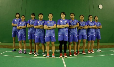 Tim Bulu Tangkis Putri yang berlaga di SEA Games 2017