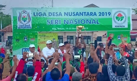 Tim Desa Banumas dari Sumatra Selatan menjuarai Liga Desa Nusantara 2019.