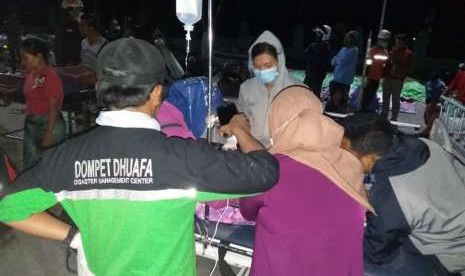 Tim Dompet Dhuafa bantu korban gempa di Lombok, NTB. 