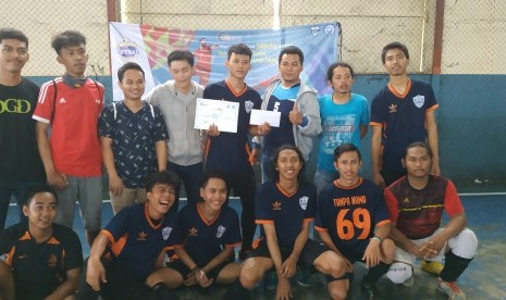 Tim futsal yang menjadi pemenang pada turnamen futsal STMIK Nusa Mandiri Jakarta.