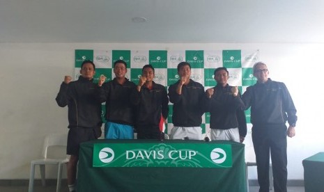 Tim Indonesia untuk Davis Cup 2019.