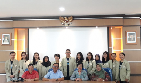 Tim Kuliah Kerja Nyata (KKN) Peduli Bencana Universitas Gadjah Mada (UGM), Kamis (15/3).