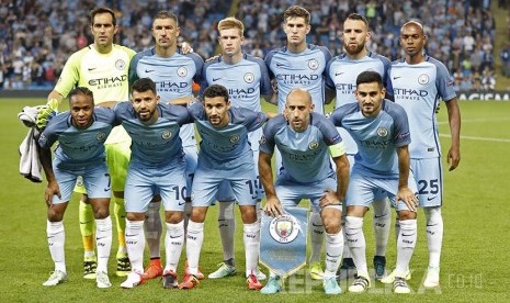 Tim Manchester City pada Liga Champions Eropa 