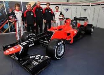 Tim Marussia memperkenalkan mobil MR01