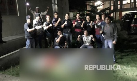 Tim Paminal Mabes Polri periksa turun ke Polresta Bandar Lampung, Senin (3/4). Tim periksa anggota Tim Khusus Antibandit (Tekab) 308 Polresta Bandar Lampung, terkait foto viral polisi bergembira saat berfose di depan lima mayat diduga begal motor di media sosial.