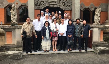 Tim Panja RUU Kebudayaan saat uji publik RUU tersebut di Kantor Dinas Kebudayaan Provinsi Bali, Kamis (22/3).