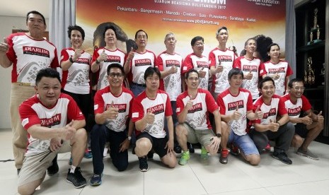 Tim Pencari Bakat Audisi Umum Djarum Beasiswa Bulutangkis 2017 di Kudus, Kamis (7/9)