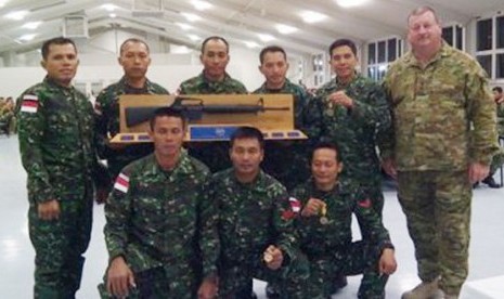 Tim penembak TNI AD di AASM 2015