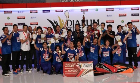 Tim putri Mutiara Cardinal Bandung menjadi juara Djarum Superliga Badminton 2017 yang merupakan pertama kalinya bagi klub ini.