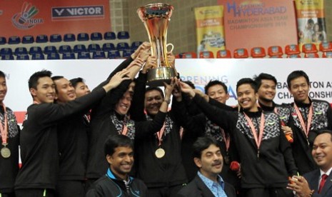 Tim Thomas Cup Indonesia menjadi juara di Badminton Asia Team Championship 2016 yang menjadi kualifikasi putaran final Thomas dan Uber Cup 2016 pada Mei mendatang