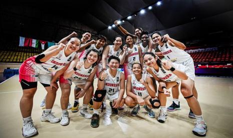 Timnas bola basket putri Indonesia.