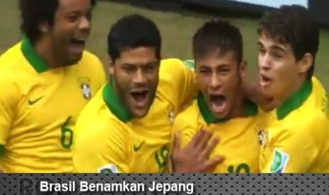 Timnas Brasil Ungguli Jepang 3-0 di Piala Konfederasi 2013