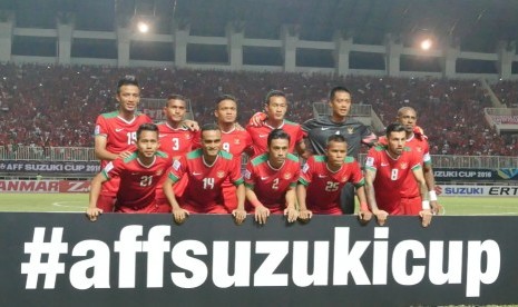 Timnas Indonesia di leg pertama semifunal Piala AFF 2016, Stadion Pakansari Cibinong, Bogor