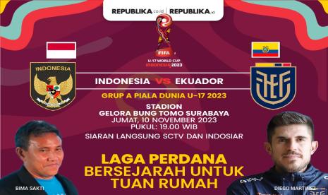 Timnas Indonesia U-17 vs Timnas Ekuador U-17.