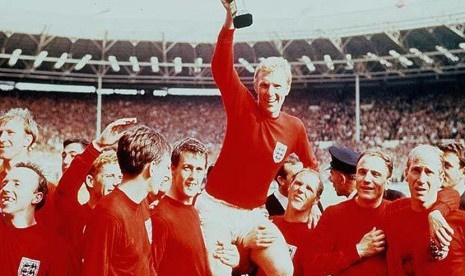 Timnas Inggris meraih juara Piala Dunia 1966.