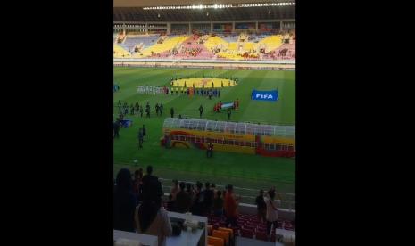 Timnas Mali U17 menghadapi Uzbekistan U17 di laga perdana Grup B Piala Dunia U17 2023 di Stadion Manahan, Solo, Jumat (10/11/2023).