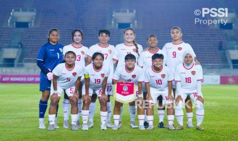 Timnas putri Indonesia di Piala AFF Wanita 2024.