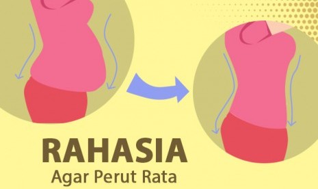 Tips agar perut rata