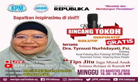 Tips mengajar anak belajar di rumah oleh KPM.