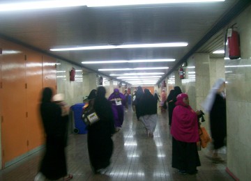 Toilet perempuan di Masjidil Haram. Aksi kejahatan biasanya dilakukan terhadap jamaah yang hendak berwudhu dan terpisah dari rombongan. 