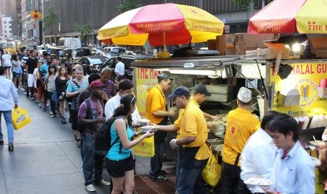 Toko Halal Guys di Amerika Serikat.