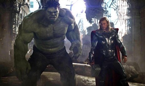 Tokoh karakter Hulk dan Thor