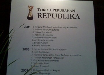 Tokoh Perubahan Republika 2010