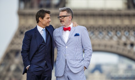 Tom Cruise dan Christopher McQuarrie.