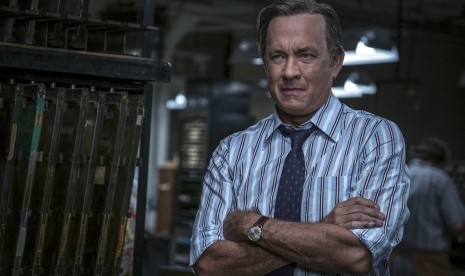 Tom Hanks dalam film The Post.