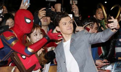 Pemeran Spider-Man, Tom Holland.