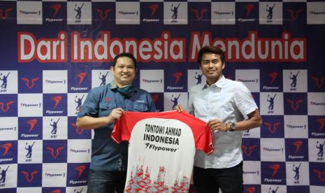 Tontowi Ahmad (kanan) dan Hariyanto Arbi.