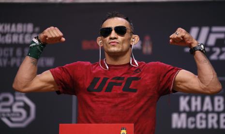 Tony Ferguson akan menghadapi Justin Gaethje dalam pertarungan UFC 249 di VyStar Veterans Memorial Arena, Florida, Amerika pada Sabtu (9/5). 